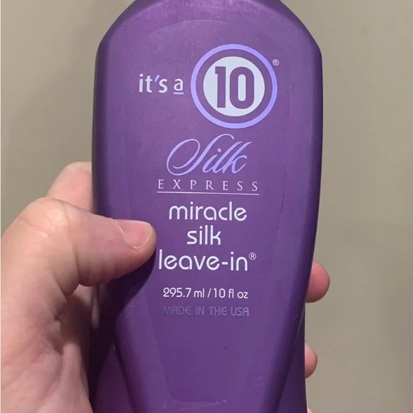BRAND NEW SILK EXPRESS LEAVE IN CONDITIONER 10OZ BIGGER BOTTLE - Picture 2 of 5